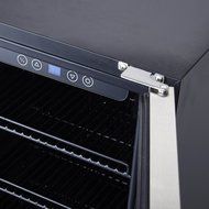 Phiestina PH-CBR100 106 Can Beverage Cooler Stainless Steel Door with Handle N6