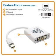 Tripp Lite Keyspan Mini Displayport to VGA/DVI/HDMI, All-in-One Cable Adapter, MDP to VGA/HDMI/DVI, 6-in. (P137... N15
