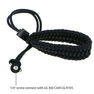 EEEKit 2in1 Starter Kit for LG 360 Cam R105 Spherical Camera, Weatherproof Hard Case, Paracord Wrist Strap, w/...