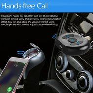 Docooler Bluetooth Receiver Bluetooth Music Receiver Wireless Audio Receiver 3.5mm AUX Hands-Free Car Kit for... N2