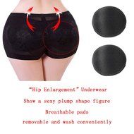 Gotoly Women Lace Padded Seamless Butt Hip Enhancer Shaper Panties Underwear N5