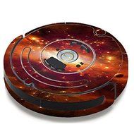 Skin Decal Vinyl Wrap For IRobot Roomba 650 655 Vacuum / Galaxy Orange Nebula