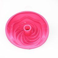 X-Haibei Heritage Bundt Gelatin Salad Cake Baking Mold Chocolate Ice Cream Silicone Pan N2