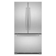 KitchenAid&reg; 25 Cu. Ft. 36-Width Standard Depth French Door Refrigerator with Interior Dispense