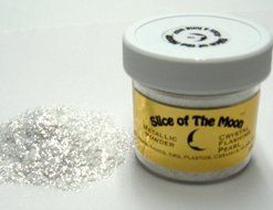 Crystal Flashing Pearl Mica 1oz, High Glitter Factor, Cosmetic Mica, Slice of the Moon N12