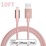 Lightning Cable, VP 2Pack 10 FT iPhone Charger Cord nylon braided for Apple iphone SE, iPhone 7, 6s, 6s+, 6+,... N13
