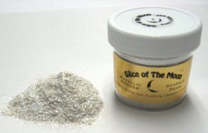 Crystal Flashing Pearl Mica 1oz, High Glitter Factor, Cosmetic Mica, Slice of the Moon N14