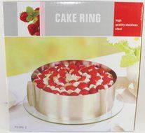 Tifan Stainless Steel Cake Mousse Mould Cake Bakeware Adjustable Setting Ring N3