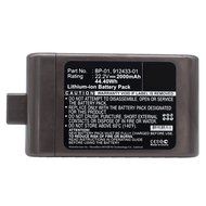 Exell EBVB-204 Li-Ion 22.2V 2000mAh Vacuum Battery Fits DYSON D12 Vacuum, DC16, DC16 Root 6 Vacuums. Replaces... N3