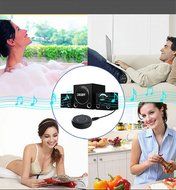 Security Audio Bluetooth Receiver, Bluetooth 4.1 Stereo Mini Portable Wireless Adapter for Home Audio Sound System... N7