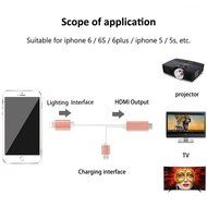 1080P iPhone Lightning 8 Pin to HDMI Cable Connector,BAIVON 6.5 Feet HD High Speed HDTV Converter Adapter with... N28