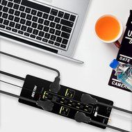 BESTEK 12-Outlet Power Strip Surge Protector 6-Foot Cord with Dual Smart USB and Ethernet / Cable / Satellite... N13