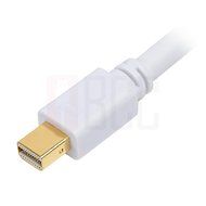 Mini DisplayPort to DVI Cable - Thunderbolt compatible, DVI-D Single Link, White - 3 Feet by BuyCheapCables&reg; N4