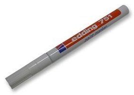 EDDING 751-049 MARKER, PAINT, WHITE (5 pieces)