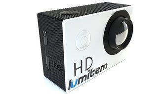 LUMITEM SILVER ACTION CAMERA 2.0-Inch 1080P FHD Waterproof INCLUDING MEMORY &amp; SELFIESTICK N2