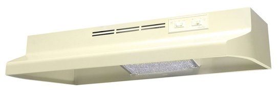 Air King AD1245 Advantage Ductless Under Cabinet Range Hood with 2-Speed Blower, 24-Inch Wide, Almond Finish