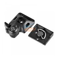 Quick Release SLR DSLR Camera Lens Tripod Clamp Plate Mount Screw Adapter Set N2
