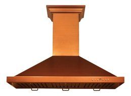 Z Line 8KBC-42 760 CFM Wall Mount Range Hood with Copper Finish, 42" N2