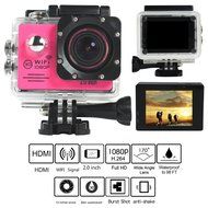 SJ7000 Action Camera 2-inch LCD HD Waterproof Wifi Sports Cam Camcorder (Pink)