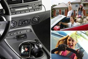 EDUP EP-B3503 Handsfree Wireless Car Bluetooth V3.0 Music Receiver Adapter A2DP Stereo Profile Mic 10m Range for...
