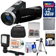 Bell &amp; Howell Fun Flix DV50HD 1080p HD Video Camera Camcorder (Black) with 32GB Card + Battery + Case + Tripod...