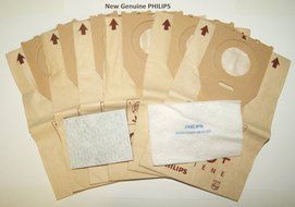 PHILIPS Vacuum Paperbag Dustbag And Filters Pack For TCX605 TCX611 TCX619 TCX623 TCX625 TCX626 TCX627 TCX628 TCX631...