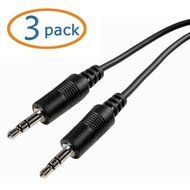 Cables Unlimited AUD-1100-06 6 feet 3.5 MM Male to Male Stereo Cable N4