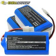 3x Fresh New Exell EBVB-166 14.8V Li-Ion 2200mAh Battery For ECOVACS Deebot CR130 Vacuums. Replaces ECOVACS 4ICR19... N3