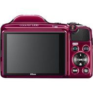 Nikon COOLPIX L830 16 MP CMOS Digital Camera with 34x Zoom NIKKOR Lens and Full 1080p HD Video (Red) (Certified...