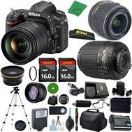 Nikon D750 - International Version (No Warranty), 18-55mm f/3.5-5.6 DX VR, Nikon 55-200mm f4-5.6G ED DX, 2pcs...