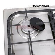 WindMax&reg; 34" Fashion Lines Stainless Steel 5 Burner Built-In Stoves Gas Cooktops Cooker N5