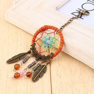 Oligex(TM) Retro Handmade Key Ring Feather Tassels Dream Catcher Dreamcatcher Charm Pendant Keychain Gift Key... N2