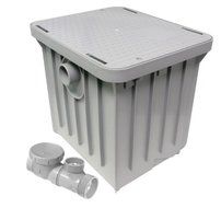 Canplas 3910A02 Endura Grease Interceptor, 10-GPM, 20-lb Capacity &amp; 2-in Connection