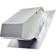 Lambro Industries Roofcap W/Damper Aluminum 7In 116