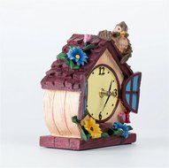 Novelty Fashion Creative European Rural Silent Bedroom Decorative Bird House Desk Clock N2