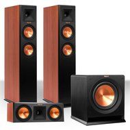 Klipsch RP-250F Reference Premiere Floorstanding Speaker Package with RP-250C Center Channel Speaker and R110...
