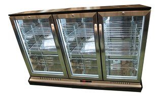 54" Wide 3-door Stainless Steel Back Bar Beverage Cooler (Free Shipping)