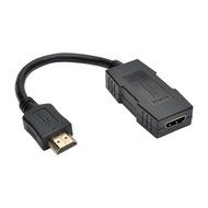 Tripp Lite HDMI Signal Booster/Extender Cable, 1 ft, 1080p at 60Hz (HDMI M/F), Up to 125-ft. (B123-001-60) N2