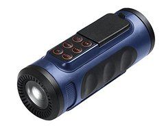 SNEED-Waterproof Bluetooth Speaker outdoor riding Flashlight subwoofer dustproof shockproof , blue