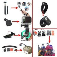 For gopro accessories set go pro kit mount for SJ4000 gopro hero 4 3 2 1 Black Edition for SJ5000 camera case...