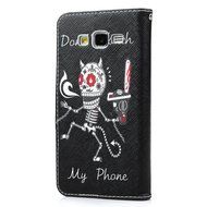 Galaxy Grand Prime Case,Samsung Galaxy Grand Prime Case - Wallet Flip Stand Case PU Leather Case with Shockproof... N14