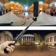 EEEKit All in 1 Accessory Kit for Ricoh Theta S,Carrying Case, Selfie Stick, Mini Tripod, Securiy Wrist Strap,... N9