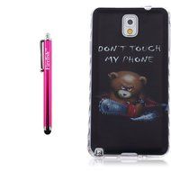 Note 4 Case, Firefish Durable Soft TPU Back Case [Soft-Flex] Drop Protection Scratch-Resistant Cover Skin Protective... N347