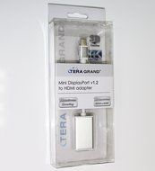 Tera Grand - Premium Mini DisplayPort to HDMI Adapter Cable with Audio Support - for Apple MacBook, MacBook Pro... N15