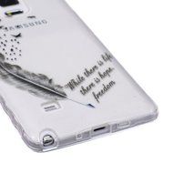 Note 4 Case, Firefish Durable Soft TPU Back Case [Soft-Flex] Drop Protection Scratch-Resistant Cover Skin Protective... N365