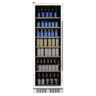 15 CF ( 428L ) UPRIGHT BEVERAGE REFRIGERATOR GLASS DOOR WITH STAINLESS STEEL SEAMLESS TRIM N2