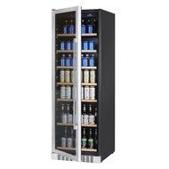 15 CF ( 428L ) UPRIGHT BEVERAGE REFRIGERATOR GLASS DOOR WITH STAINLESS STEEL SEAMLESS TRIM N4