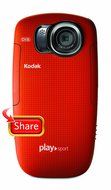 Kodak PlaySport (Zx5) HD Waterproof Pocket Video Camera - Aqua (2nd Generation) N2