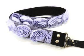 Lavender Rose Organza 1.5" SLR/DSLR Floral Camera Strap
