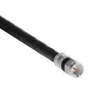 RG-6 | 25 Ft | Black | 2 Pack | UL CL2 Certified Cable Quad Shielded Coaxial Cable For Satellite TV &amp; High Speed... N21